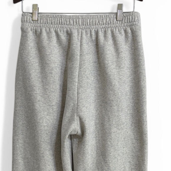Abercrombie & Fitch Grey Wide Leg Smooth Fleece Drawstring Sweatpants Sz M - Picture 4 of 10